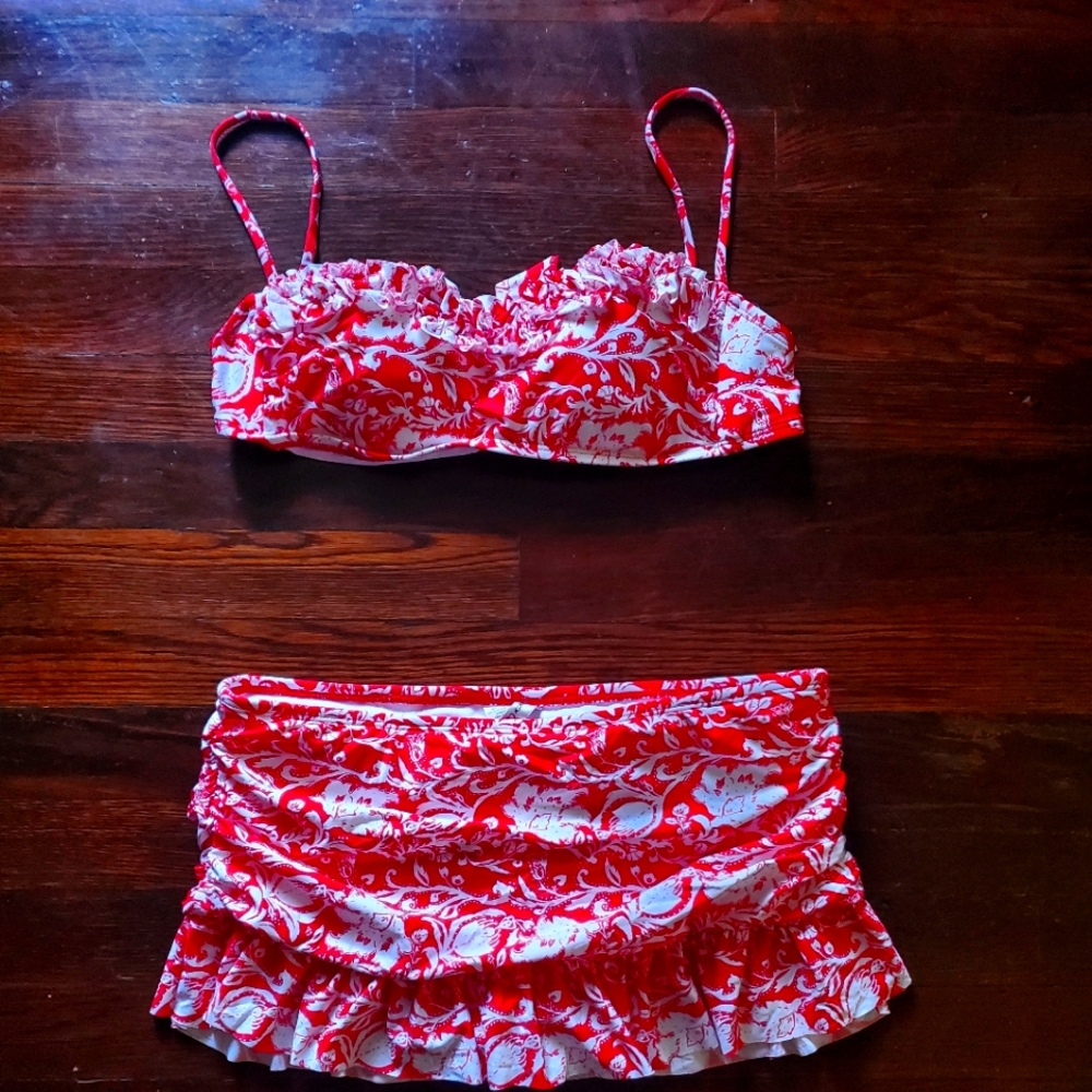 Kenneth Cole Swimming Suit Floral 2 Pcs